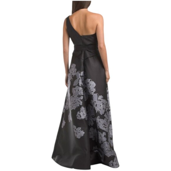 RENE BY RENE RUIZ One Shoulder Floral Mikado Gown - Picture 2 of 2